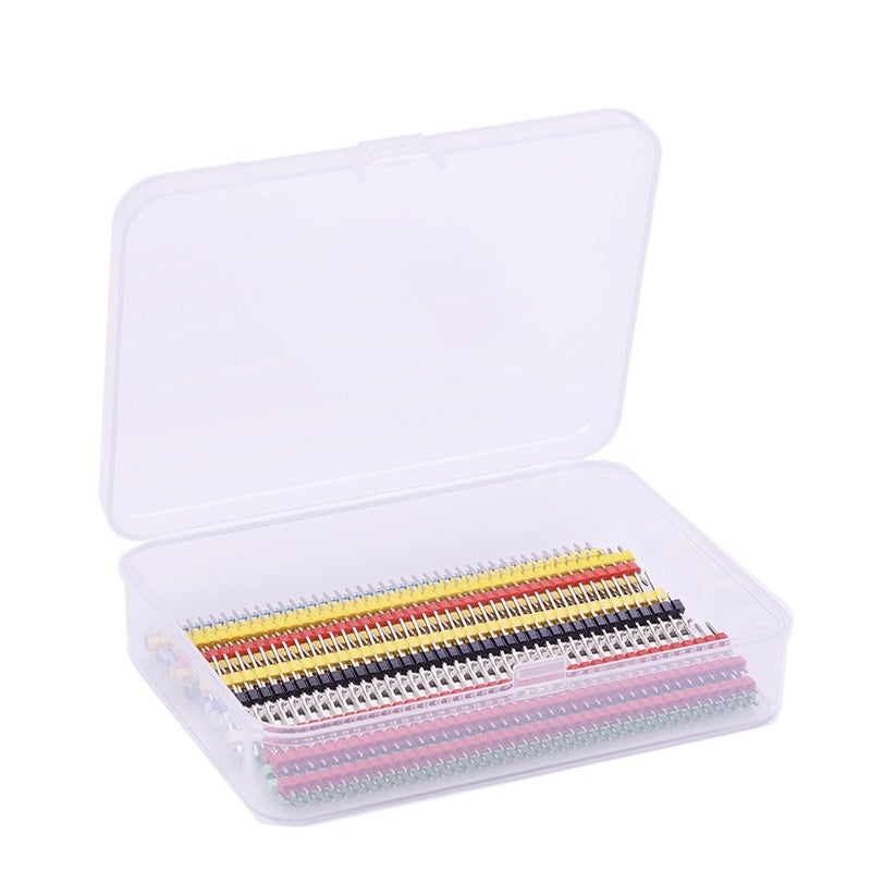 Cylewet 30Pcs 40 pin Breakable Pin Header 2.54mm Single Row Male Header Connector Kit PCB Pin Strip for Arduino (Pack of 30) CYT1006 - Image 4